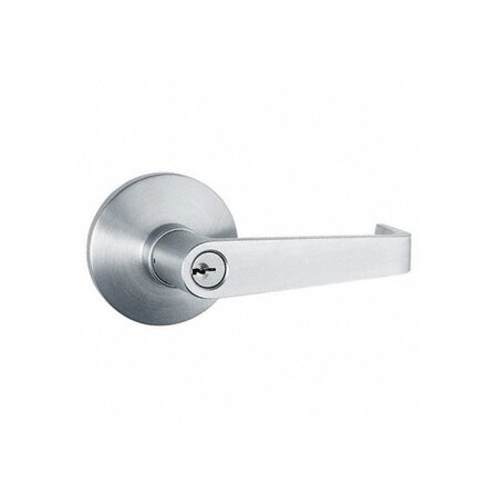 Trans Atlantic Co. Storeroom Function Lever Trim Device W Interchangeable Core - Satin Chrome Finish ED-LHL580IC-US26D